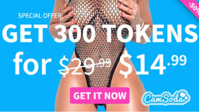 Camsoda 300 tokens free